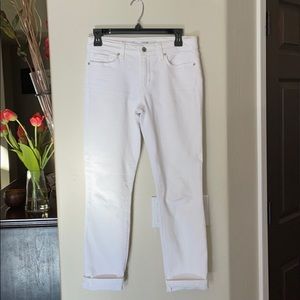 Joes white cropped jeans